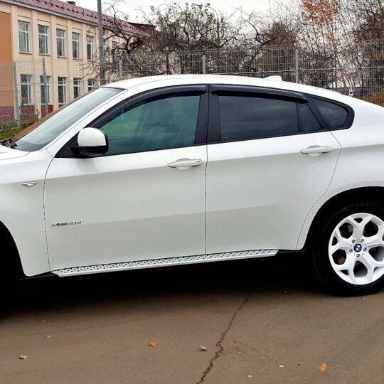 VL-Tuning Дефлекторы окон на BMW X6 (E71/E72) '08-14 (накладные) VL-Tuning Дефлекторы окон на BMW X6 (E71/E72) '08-14 (накладные)