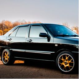 VL-Tuning Дефлекторы окон на Chery Amulet '03-10 седан (накладные)