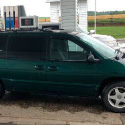 VL-Tuning Дефлекторы окон на Dodge Caravan III '95-00 (накладные)