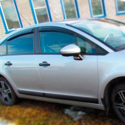 VL-Tuning Дефлекторы окон на Citroen C4 I '04-10 хэтчбек 5d (накладные)