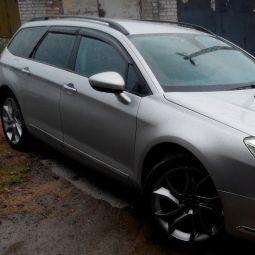 VL-Tuning Дефлекторы окон на Citroen C5 II '08-17 универсал (накладные)