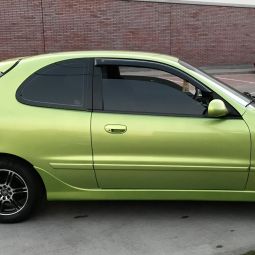 VL-Tuning Дефлекторы окон на Chevrolet Lanos, Daewoo Lanos, ZAZ Sens Coupe 3d (накладные)