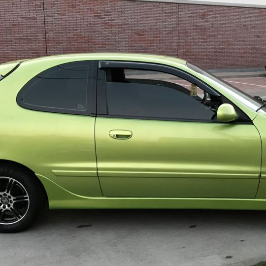 VL-Tuning Дефлекторы окон на Chevrolet Lanos, Daewoo Lanos, ZAZ Sens Coupe 3d (накладные)