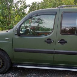 VL-Tuning Дефлекторы окон на Fiat Doblo I '00- 2d (накладные)