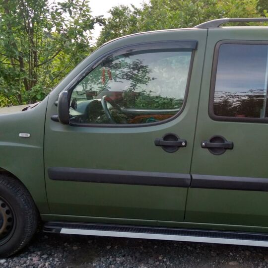 VL-Tuning Дефлекторы окон на Fiat Doblo I '00- 2d (накладные) VL-Tuning Дефлекторы окон на Fiat Doblo I '00- 2d (накладные)