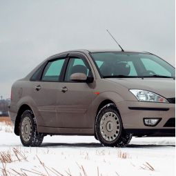 VL-Tuning Дефлекторы окон на Ford Focus I '98-04 седан (накладные)