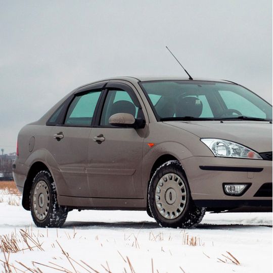 VL-Tuning Дефлекторы окон на Ford Focus I '98-04 седан (накладные)
