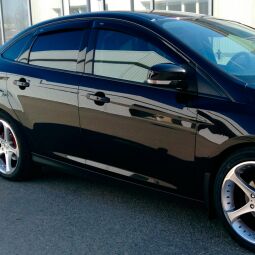 VL-Tuning Дефлекторы окон на Ford Focus III '11- седан (накладные)