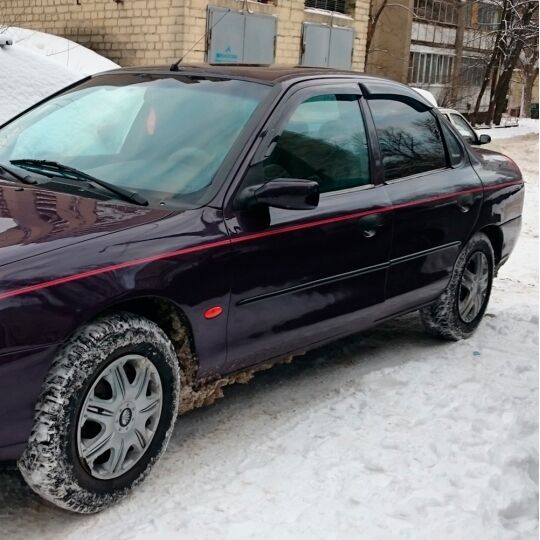 VL-Tuning Дефлекторы окон на Ford Mondeo II '96-00 седан/хэтчбек 5d (накладные)