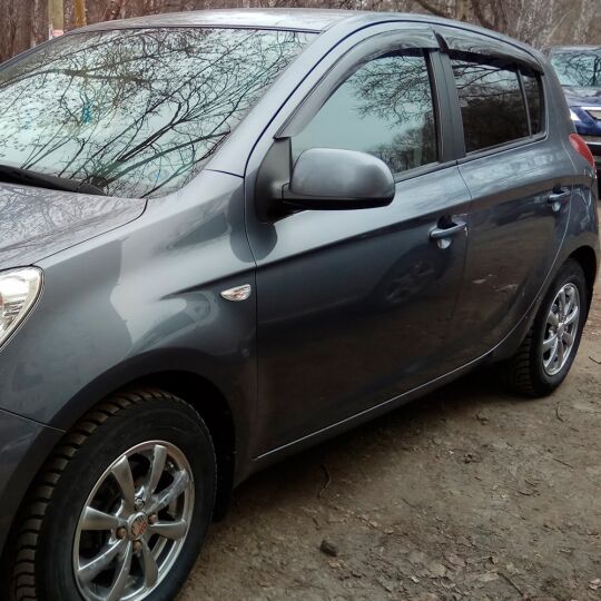 VL-Tuning Дефлекторы окон на Hyundai i20 I '08-14 хэтчбек 5d (накладные)