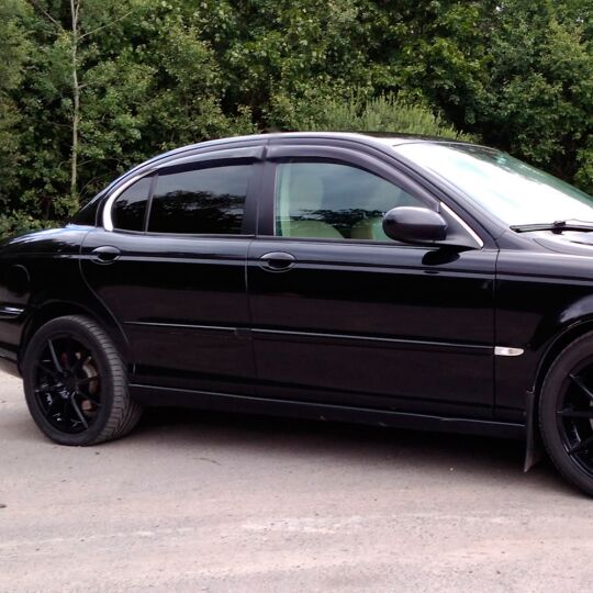 VL-Tuning Дефлекторы окон на Jaguar X-Type (X400) '01-09 седан (накладные)