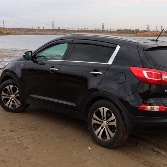 VL-Tuning Дефлекторы окон на Kia Sportage III '10-15 (накладные)