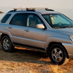 VL-Tuning Дефлекторы окон на Kia Sportage II '04-10 (накладные)