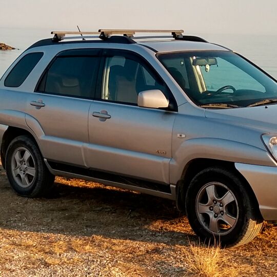 VL-Tuning Дефлекторы окон на Kia Sportage II '04-10 (накладные)