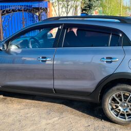 VL-Tuning Дефлекторы окон на Kia Rio (X-Line) IV '17- хэтчбек (накладные)