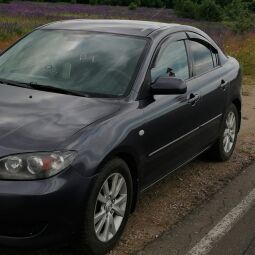 VL-Tuning Дефлекторы окон на Mazda 3 (BK) '03-09 седан (накладные)