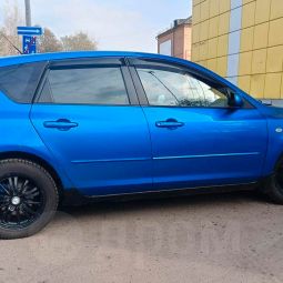 VL-Tuning Дефлекторы окон на Mazda 3 (BK) '03-09 хэтчбек (накладные)