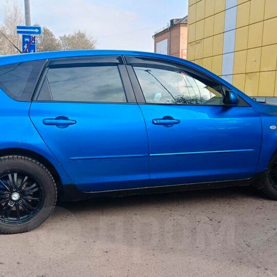 VL-Tuning Дефлекторы окон на Mazda 3 (BK) '03-09 хэтчбек (накладные)