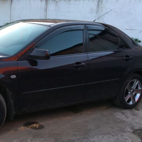 VL-Tuning Дефлекторы окон на Mazda 6 (GG/GY) '02-08 хэтчбек 5d (накладные)