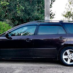 VL-Tuning Дефлекторы окон на Mazda 6 (GG/GY) '02-08 универсал (накладные)