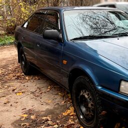 VL-Tuning Дефлекторы окон на Mazda 626 (GD) '88-91 хэтчбек (накладные)