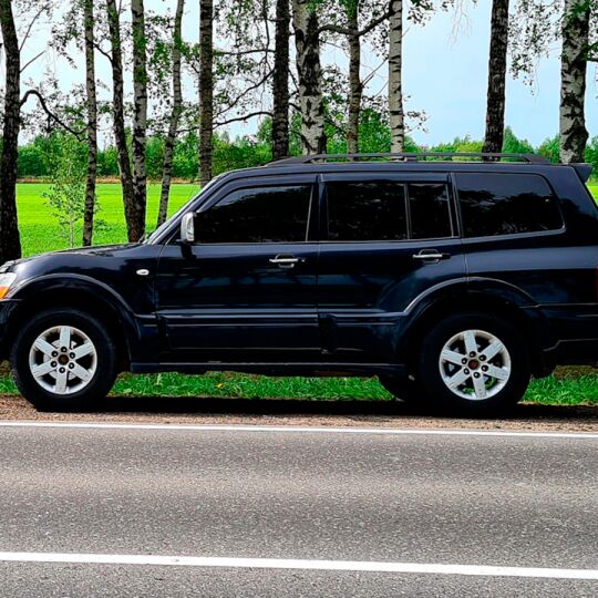 VL-Tuning Дефлекторы окон на Mitsubishi Pajero III '99-06 5d (накладные)