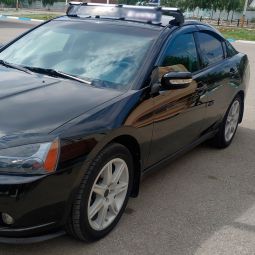 VL-Tuning Дефлекторы окон на Mitsubishi Galant IX '03-12 седан (накладные)