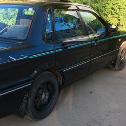 VL-Tuning Дефлекторы окон на Mitsubishi Galant VI '87-93 седан (накладные)