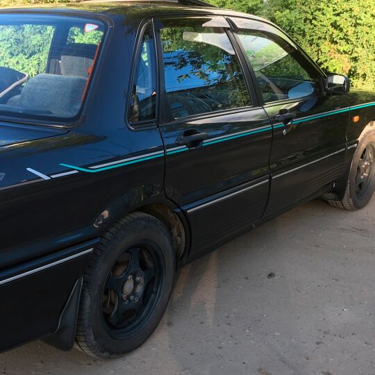VL-Tuning Дефлекторы окон на Mitsubishi Galant VI '87-93 седан (накладные)