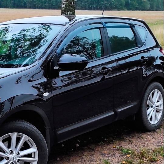 VL-Tuning Дефлекторы окон на Nissan Qashqai I '07-13 (накладные)