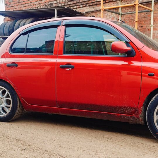VL-Tuning Дефлекторы окон на Nissan Micra (K12) '03-10 5d (накладные)