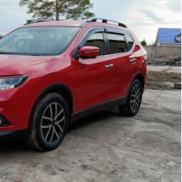 VL-Tuning Дефлекторы окон на Nissan X-Trail (T32) '14- (накладные)