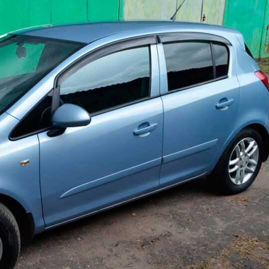 VL-Tuning Дефлекторы окон на Opel Corsa D '06-14 хэтчбек 5d (накладные)