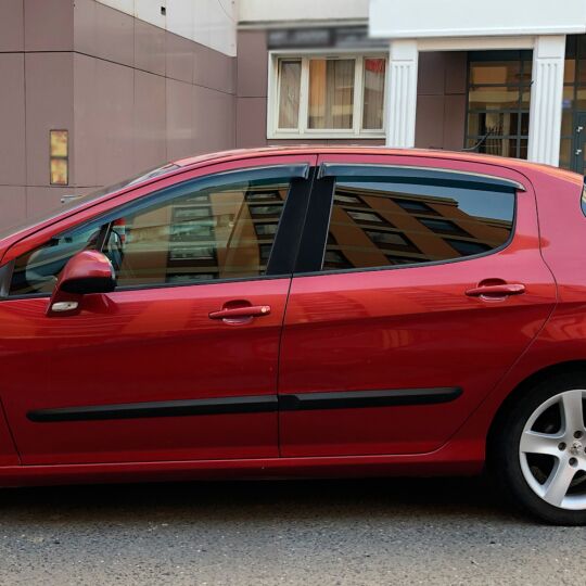 VL-Tuning Дефлекторы окон на Peugeot 308 I '07-13 хэтчбек 5d (накладные)