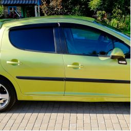 VL-Tuning Дефлекторы окон на Peugeot 207 '06- хэтчбек 5d (накладные)
