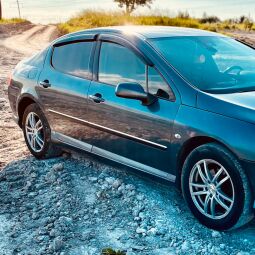 VL-Tuning Дефлекторы окон на Peugeot 407 '04-11 седан (накладные)