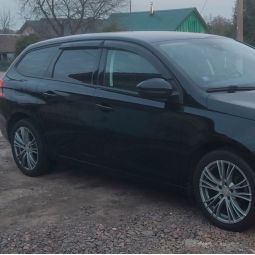 VL-Tuning Дефлекторы окон на Peugeot 308 II '13- универсал (накладные)