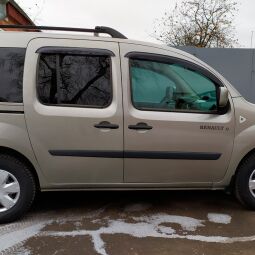VL-Tuning Дефлекторы окон на Renault Kangoo II '08- 5d (накладные)