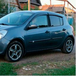VL-Tuning Дефлекторы окон на Renault Clio III '05- хэтчбек 5d (накладные)