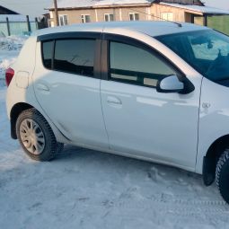 VL-Tuning Дефлекторы окон на Renault Sandero/Dacia Sandero II '13- (накладные)