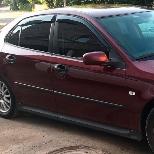 VL-Tuning Дефлекторы окон на Saab 9-3 II '02-14 седан (накладные) VL-Tuning Дефлекторы окон на Saab 9-3 II '02-14 седан (накладные)