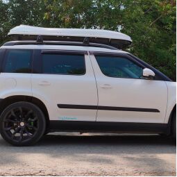 VL-Tuning Дефлекторы окон на Skoda Yeti '09- (накладные)
