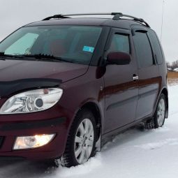 VL-Tuning Дефлекторы окон на Skoda Roomster '06- (накладные)