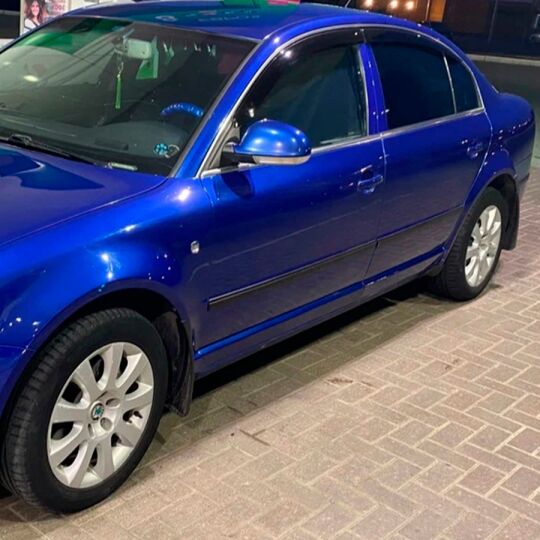 VL-Tuning Дефлекторы окон на Skoda Superb I '01-08 седан (накладные)