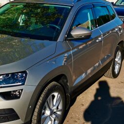 VL-Tuning Дефлекторы окон на Skoda Karoq '18- кроссовер  (накладные)