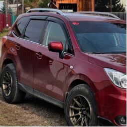 VL-Tuning Дефлекторы окон на Subaru Forester (SJ) IV '12- (накладные)