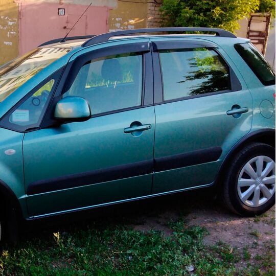 VL-Tuning Дефлекторы окон на Suzuki SX4 I '06- хэтчбек 5d (накладные)