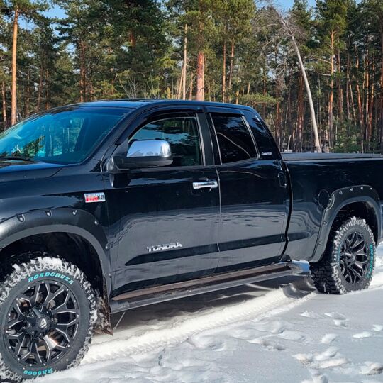 VL-Tuning Дефлекторы окон на Toyota Tundra II Double Cab '07-13 (накладные) VL-Tuning Дефлекторы окон на Toyota Tundra II Double Cab '07-13 (накладные)