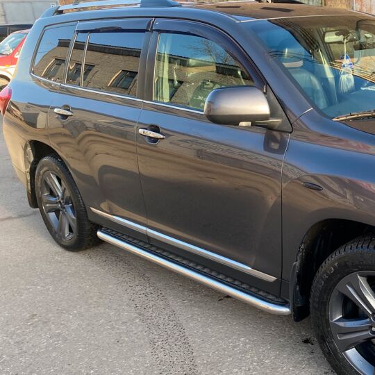 VL-Tuning Дефлекторы окон на Toyota Highlander/Kluger II '08-13 (накладные)