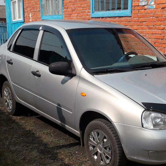 VL-Tuning Дефлекторы окон на Lada Kalina I '04-13 хэтчбек (накладные)